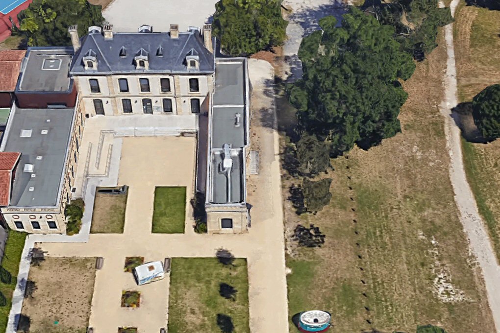 chateau de Burck à Mérignac, propriété de la commune