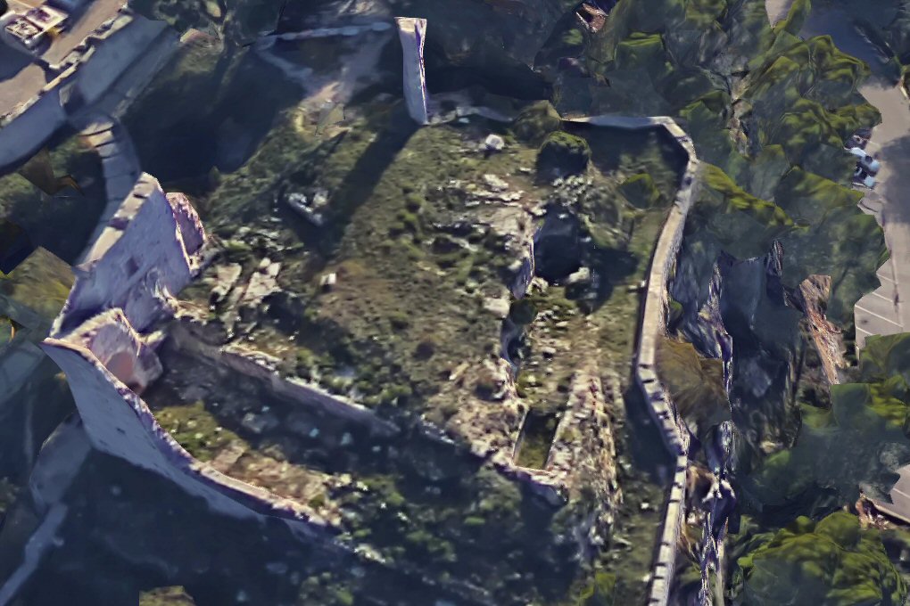 chateau de la Reine Jeanne à Ventabren, vestiges inscrits MH