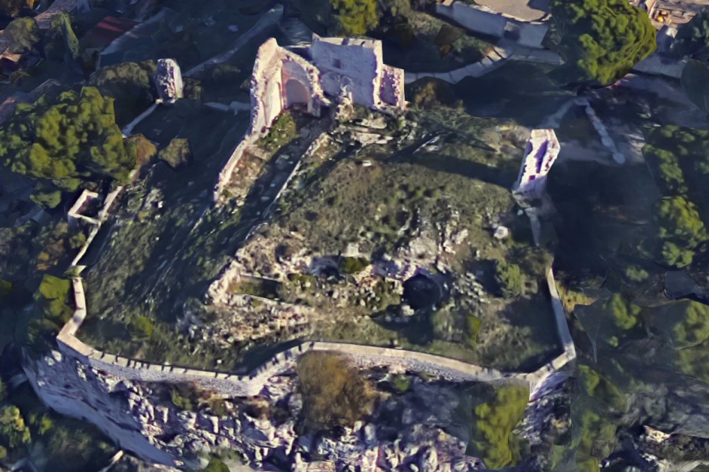 chateau de la Reine Jeanne à Ventabren, vestiges inscrits MH