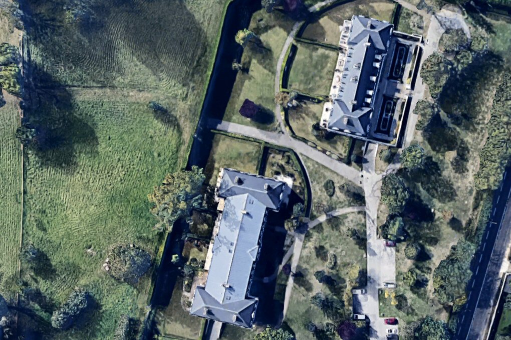 chateau de Migneaux à Villennes/Seine, en mauvais état en 2005