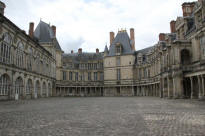 chteau de Fontainebleau  la cour Ovale