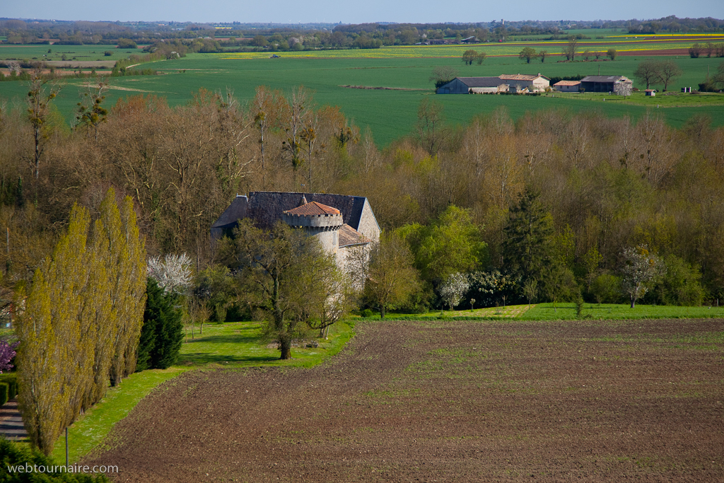 chateau de Germain à Saint Coutant, inscrit MH en 1943
