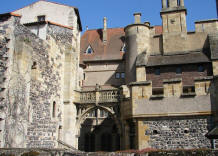 chateau de murol - cote ouest galerie