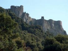 ch�teau de Peyrepertuse    Duilhac-sous-Peyrepertuse
