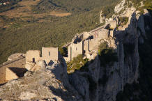 ch�teau de Peyrepertuse    Duilhac-sous-Peyrepertuse