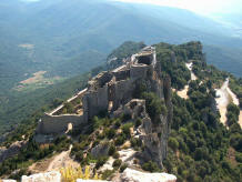 ch�teau de Peyrepertuse    Duilhac-sous-Peyrepertuse
