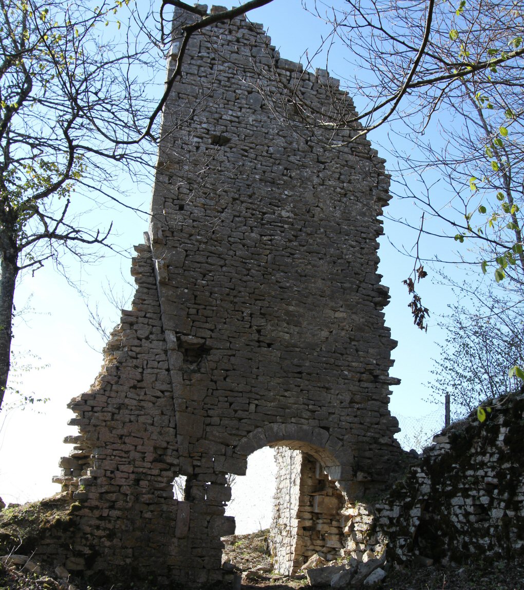 chateau de Binans à Publy, visite des extérieurs (vestiges)