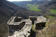 Chteau fort de Blot le rocher