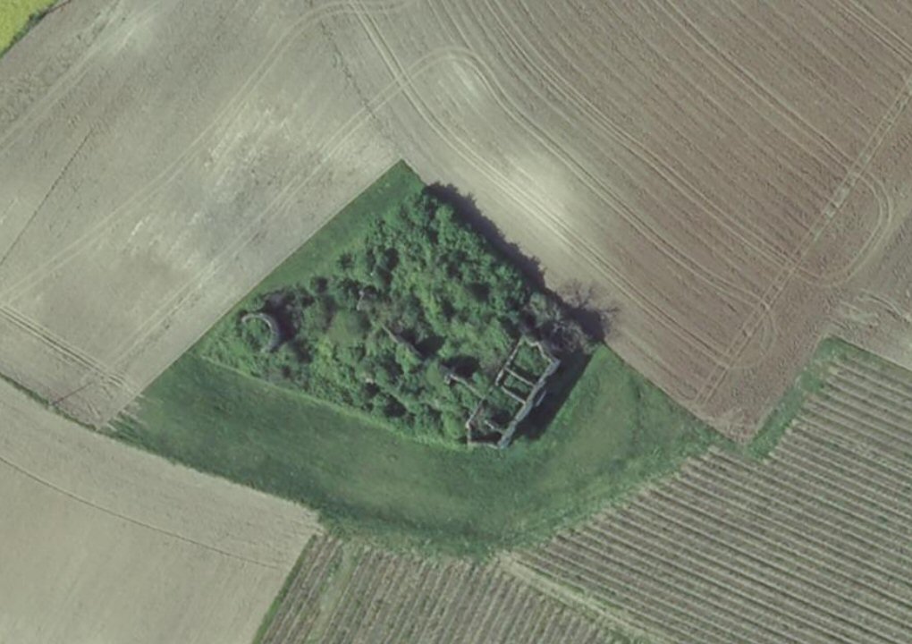 château de Bardine à Lorignac, vestiges
