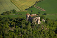 chateau fort de Buss�ol � Vic le Comte