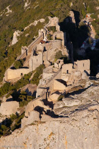 chateau de Peyrepertuse  Duilhac-Peyrepertuse