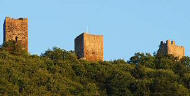 ch�teaux forts Eguisheim - Husseren les Chateaux