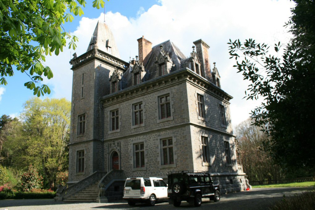 chateau de Leuhan à Plabennec, de style néogothique